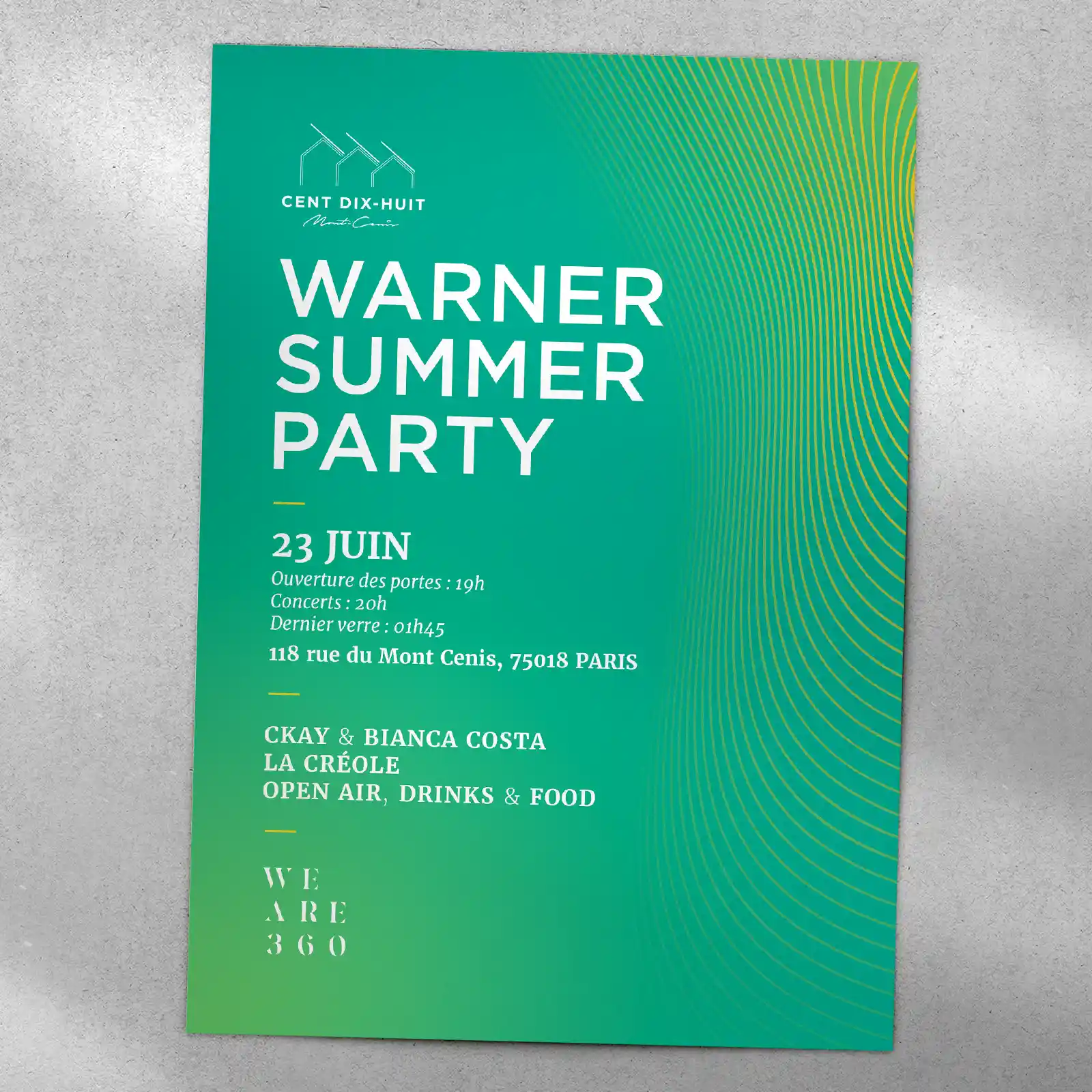 projet : Warner Summer Party